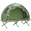 Camping Tent Cot, Single Person Folding Cot Combo, Off-Ground Tent, Covered Outdoor Bed with Carry Bag for Hiking, Camping