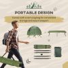 Camping Tent Cot, Single Person Folding Cot Combo, Off-Ground Tent, Covered Outdoor Bed with Carry Bag for Hiking, Camping