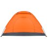 1-Person Waterproof Camping Dome Tent Outdoor Hiking Orange