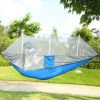 2 Persons Hammock 600LBS Max Load with Mosquito Net Outdoor Hiking Camping Hommock Portable Nylon Swing Hanging Bed