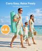 Beach Tent Sun Shelter for 5-6 Person, Pop Up Beach Canopy, UPF 30+ UV Protection, Breathable Mesh Window