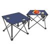 1Pc/2Pcs Options -- Foldable Camping Table Portable Picnic Table Lightweight Travel Desk with 2 Cup Holders Carrying Bag